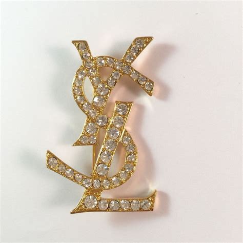 authentic ysl brooch|YSL brooch vintage.